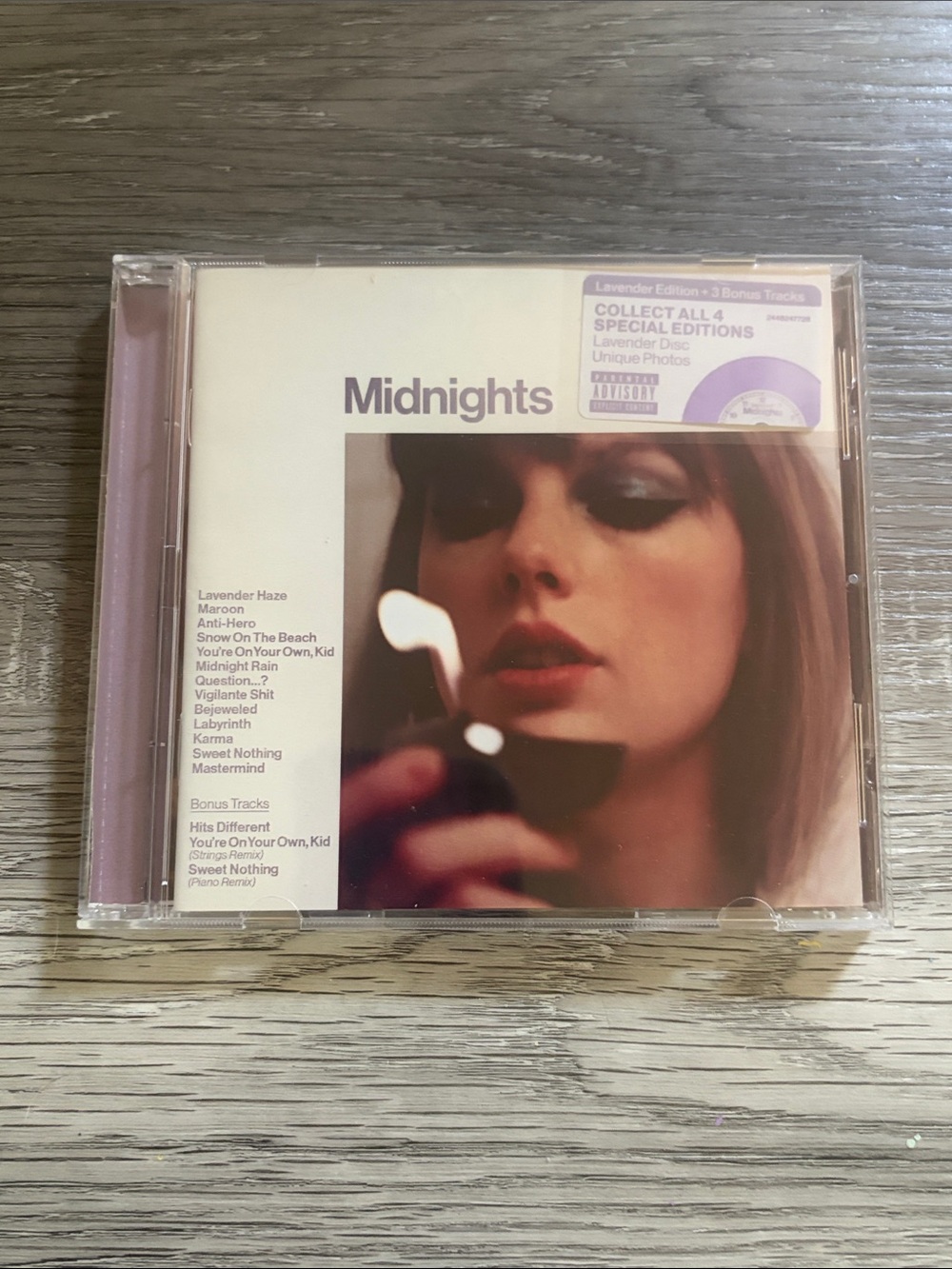 Taylor Swift "Midnights" Lavender Edition CD